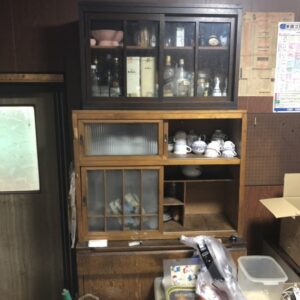 福山市で重たい食器棚や冷蔵庫の回収