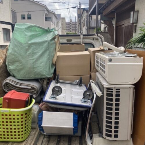 広島県三原市で空き家処分に伴い残置物回収