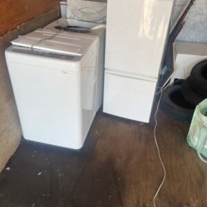 二世帯家族の引っ越しを伴う冷蔵庫・洗濯機の回収
