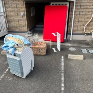 広島県福山市でドラム式洗濯機やマットレスを回収