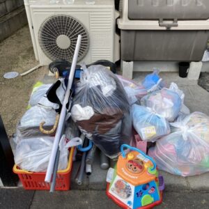 広島市東区で不要になったおもちゃ、衣類の回収