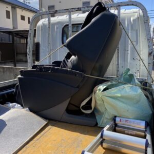 広島県福山市で2階にあった不要なマッサージチェア回収