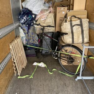 広島市安佐南区で自転車やベッドの回収