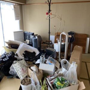 広島市中区で一室の不用品を全て回収