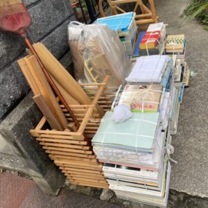 広島市南区で引越しの際に教材、雑誌、本など粗大ゴミ処分