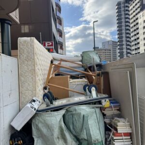 広島市中区で単身様より引越し当日の回収ご依頼